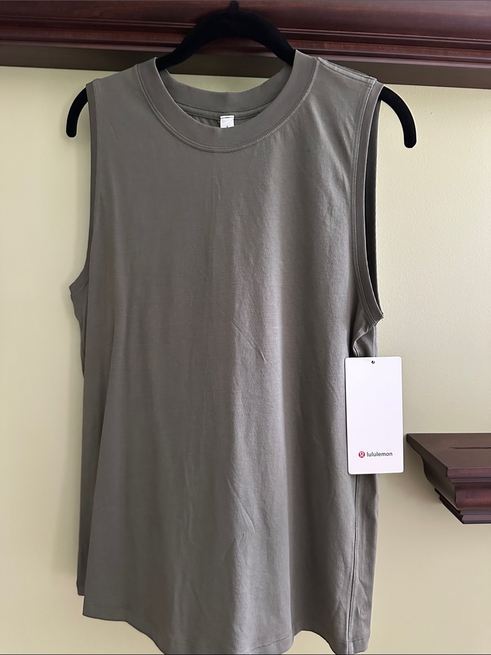 Lululemon All Yours Tank size 4 sage green color